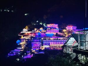 Katra Temple, under the stars, clicked on the trip of Anandmai Routes